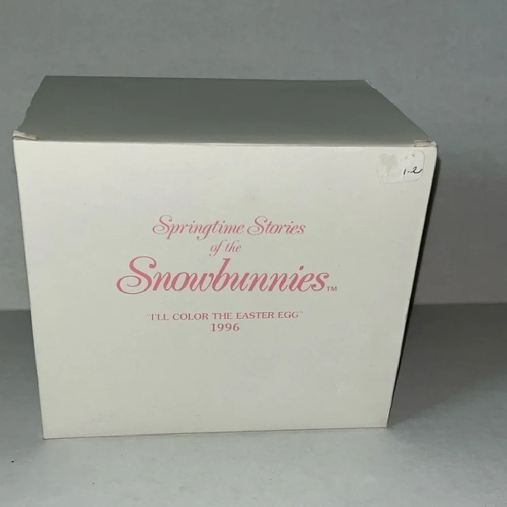 Dept 56 Springtime Stories of the‎ Snowbunnies “I’ll Color the Easter Egg”1996